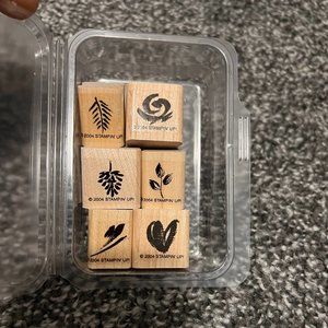 Stampin' Up! Wee Watercolors 6 pc. Mounted Stamp Set